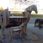 Laser Cut Horse Shelf Room Decor Free Vector