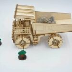 Laser Cut Mining Truck Free Vector