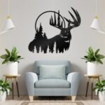 Laser Cut Deer Wall Decor Free Vector