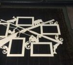Laser Cut Fisherman Frame Hunting Photo Frame 6mm Free Vector