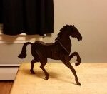 Horse 3D Puzzle 2mm dxf File