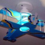 Airplane Chandelier Light Free Vector