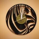 Orologio Vinile Zebra dxf file