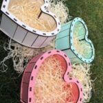 Laser Cut Valentine’s Day Heart Shaped Gift Box Free Vector