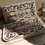 Laser Cut Decorative Money Box Free Vector