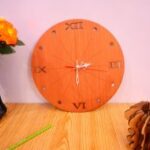 Laser Cut Minimalist Wall Clock DXF File