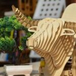 Laser Cut Bull Head Wall Decor Free Vector