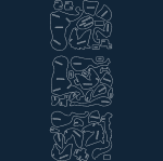 Horse Puzzle Cleaned DXF File