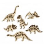 Laser Cut Dinosaur Magnets Free Vector