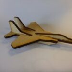 Mini F15 Fighter Aircraft Laser Cut DXF File