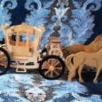 Laser Cut Royal Horse Carriage Horse Cart Free Vector