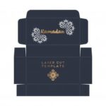 Laser Cut Ramadan Gift Box Template Free Vector