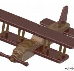 Biplane Kids Toy Plan PDF File