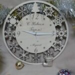 Newyear Clock dxf File