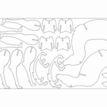 santa’s Reindeer dxf File
