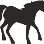 Horse Silhouette dxf File