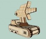 Laser Cut Sonic Tank Dune 2 Free Vector