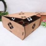 Laser Cut Wooden Candy Box 3mm Free Vector