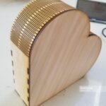 Laser Cut Simple Heart Shaped Box SVG File