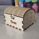 Laser Cut Chest Ring Box SVG File