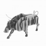 Bull BBQ Grill Plasma Cut Free Vector