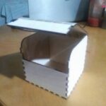 Laser Cut Flex Box with Lid Living Hinge Free Vector