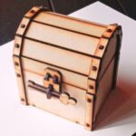 Laser Cut Pirate Treasure Chest Free Vector