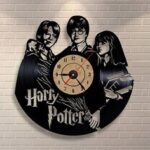 Laser Cut Harry Potter Clock Free Vector