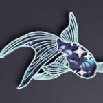 Laser Cut Goldfish Layered Art SVG File