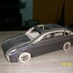 Laser Cut Opel Vectra Car Layered 3D Puzzle 3mm DXF File
