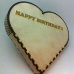 Laser Cut Heart Shape Box Birthday Gift Box Free Vector