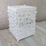 Laser Cut Wooden Wedding Card Box Gift Card Box With Lid Free Vector