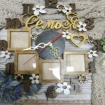 Laser Cut Picture Frame Clock Free Vector