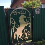 Laser Cut Horse Gate Plasma Cut Art DXF File