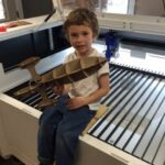 Laser Cut Rocket 3D Puzzle DXF File