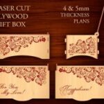 Laser Cut Decor Gift Box Free Vector