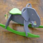 Toy Elephant Rocker dxf File