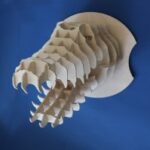 golova-krokodila – Crocodile Head 3D Puzzle Free Vector