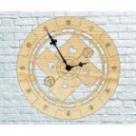 Poker Wall Clock Free Vector