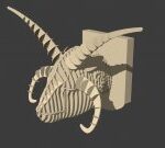 Chetyryokhrog 3D Puzzle Free Vector