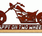 Chopper Motorcycle Scroll Saw Pattern PDF File
