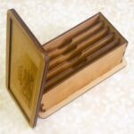 Laser Cut Money Box Template Free Vector