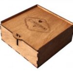 Wooden Gift Box with Lid and Lock Laser Cut CNC Free Vector