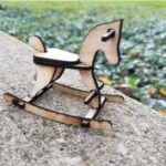 Laser Cut Rocking Horse Template DXF File