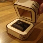 Laser Cut Engagement Ring Box Template SVG File