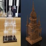 Laser Cut Wooden Decorative Clock Free Vector
