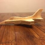 Laser Cut Simple F-16 SVG File