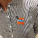 Laser Cut Engraved Cat With Fish Magnet Badge Icon Free Vector