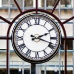 Laser Cut Analog Clock Free Vector