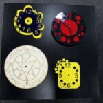 Beautiful Wall Clock Vector for cnc router or laser Free Vector
